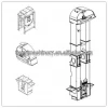 Hubei Yichang carbon steel vertical bucket elevator for bulk material handling