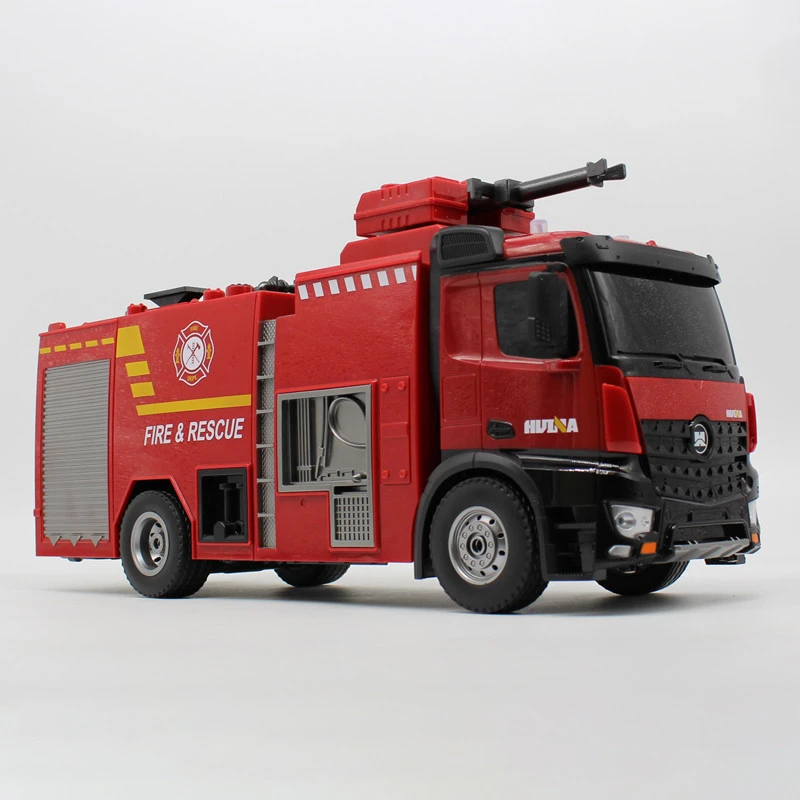 Huina Overbearing Appearance Fire Fighting Truck 1:14 Large Scale Simulation Modeling Car 1562