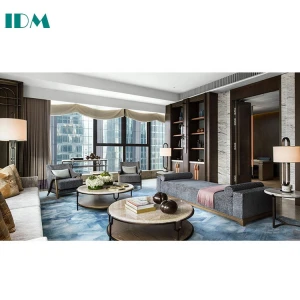 IDM-316 Hotel Lobby Upholstery Fabric Hotel Sofa Living Room Furniture
