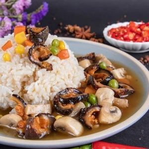 Imported Canada Sea Cucumber Improves Human Immunity Sea Cucumber With Abalone Sauce Rice Meal