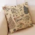 Import In Stock Christmas Stylish Linen Printing Santa Pillow Case Cushion Cover from China