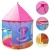 Import Indoor Toy Garden Small Mermaid Pink Tent for Children&#39;s Tattoo Stickers from China