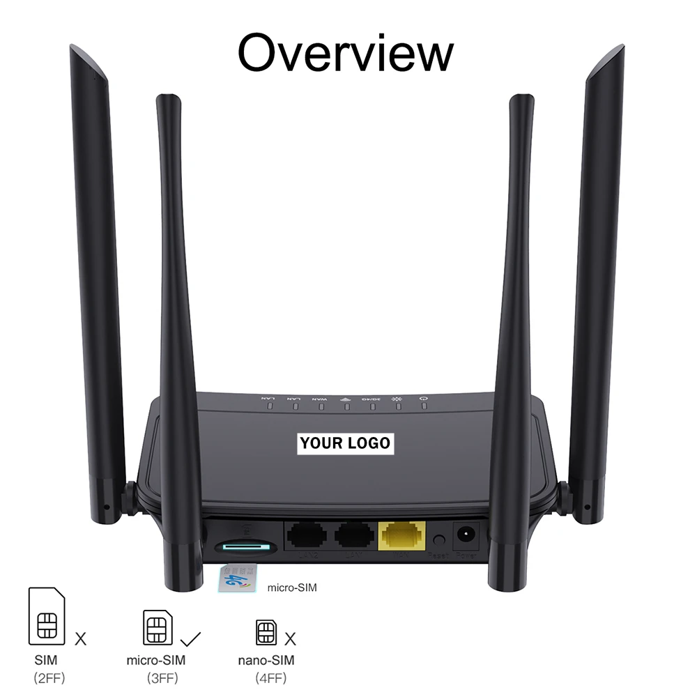 Indoor Universal LTE 3/4G CPE 300M Wireless High Speed Router AP Hotspot With RJ45 For Max 32 Users Simultaneous Internet access