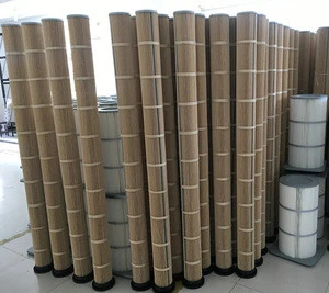 Industrial Air Filter Polyester Round Hepa Filter Paper Cartridge
