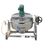 industrial fruit jam cooking pot jacketed kettle