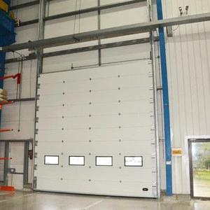 Industrial Overhead Sectional Door with good insulation effect and stable operation