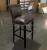 Import Industrial Style Vintage Leather Stainless Steel Wooden Leg Retro Bar Stool from China