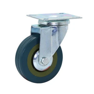 Insert type medical scaffold caster wheel with brake