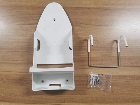 Ironing Board Hanger Wall Mount Electric Iron Holder Ironing Board Rack Household Bathroom Shelf - for Max 5 inch Width