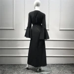 islamic wholesale in stock fashion three colors women chiffon abaya
