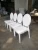 Import JC-LC01 Hotel furniture wholesale luxury aluminum dining chair louis wedding banquet stacking chair from China