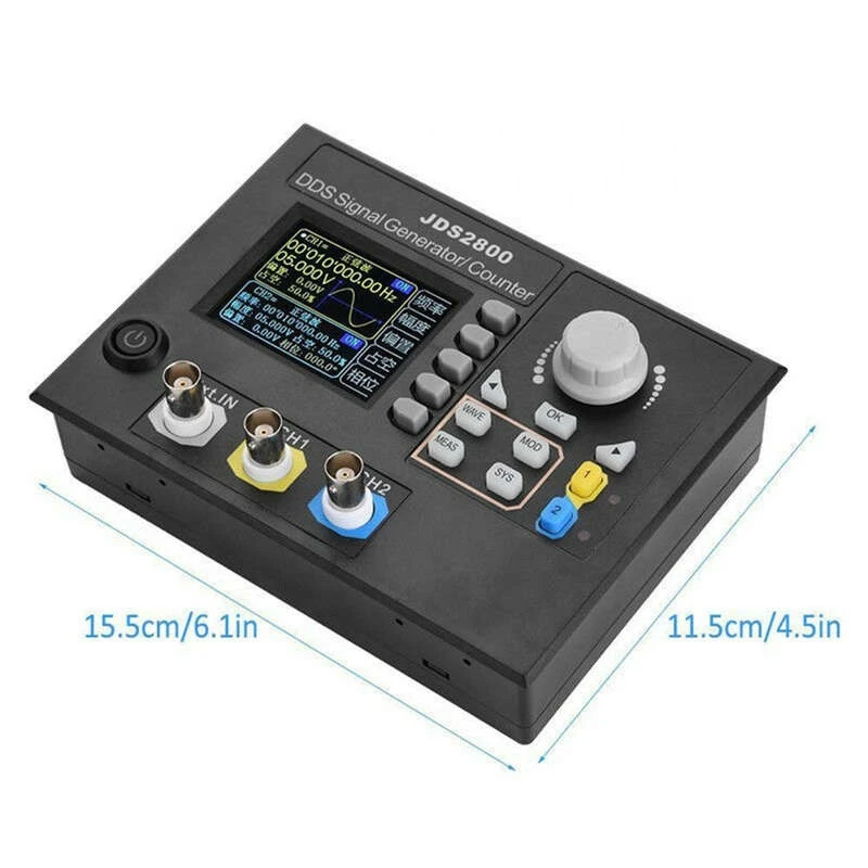 JDS2800 60MHz DDS Generator Function Arbitrary Waveform Signal Generator Frequency Meter