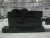 Import Jet Black Granite Cemetery Monument Tombstone Memorial Bench from China
