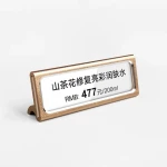 Jewelry Metal Base Plastic Price Cube Supermarket Shelves for Watch Store for Glasses Shoes Bags Display