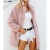 Import JULY&#x27;S SONG Women Faux Fur Coat Pink Shaggy Autumn and Winter Warm Plush Overcoat Female Faux Fur Jackets Outercoat Party from China