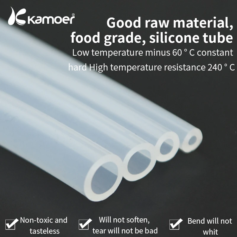 Kamoer silicone tubing for peristaltic pump drip irrigation pipe food grade tube alcohol