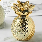 K&B high home decor ceramic art & craft pineapple saving bank home accessories decoration