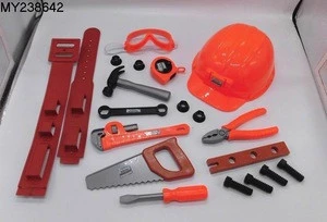 kids educational plastic machine  tool kit set cheap toy  15pcs/set