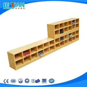 kids wooden and plastic toy cabinet