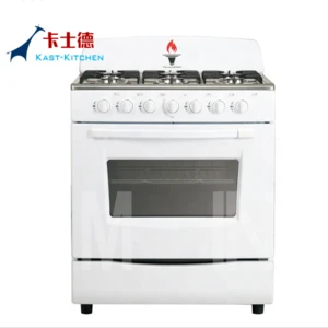 Kitchen Appliance 30 inch Mirror Stainless Steel Cooking Range with Gas Oven Stove Oven