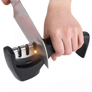 Kitchen knife sharpener set steel diamond,ceramic sharpeners kit tool for handheld portable pocket knifes,sharpening system