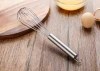 Kitchen Rotary Whisk Stainless Steel Whisk Baking Tools Silk Egg Whisk