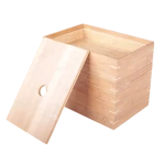 kitchen storage food container box with bamboo lid set kids bamboo food container lunch box bread lunch box