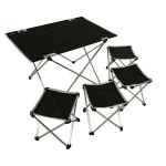KLD 1table +4 stools picnic camping folding table and chair set