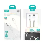 L-062 Mobile Phone 6A 120W 1M USB to Type C Micro Light Fast Charging Data Cables Wires for Iphone 6 7 12 13 14 15 Android