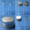 Laboratory glassware/glass bottle with aluminum screw cap