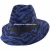 Import Ladies Unconstructed Tiger Print Wool Felt Fedora Hat from China