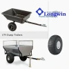 Landscape yard hauler tow trailer, atv trailer timber