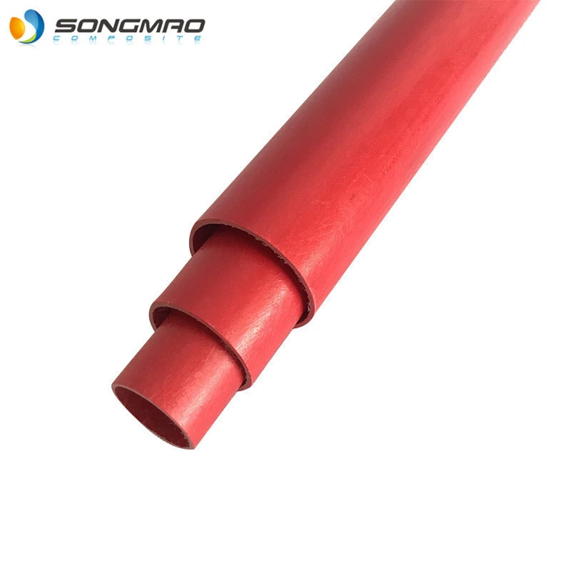 large diameter Pultrusion Fiber Glass FRP Pipe tubing from China factory