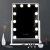 Import Large Makeup Vanity Mirror with Lights,Hollywood Light-up Professional Mirror with 3 Color Lighting Modes,10x Magnification from China
