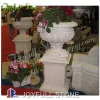 Large Outdoor Stone Flowerpots Vase on Base