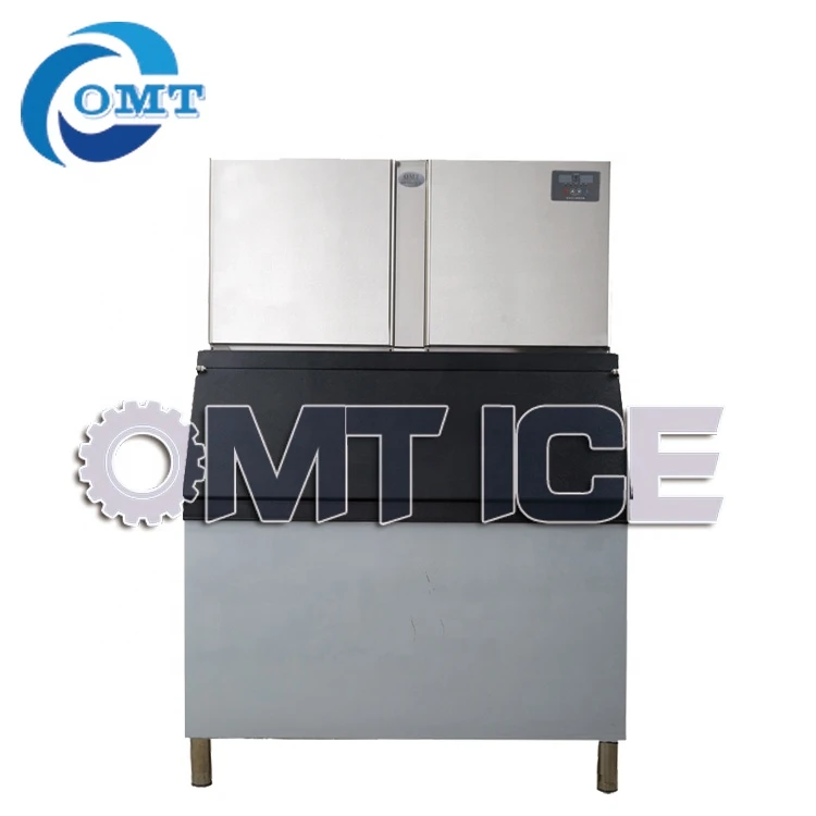 Large production capacity ice cube machine with 700-900kg per day