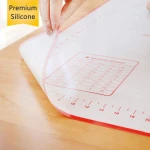 Large Silicone Pastry Mat Non Stick Silcone Baking Mat Dough Rolling Mat