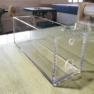 Laser cutting Acrylic fabricated Acrylic box hot bend Acrylic display stand