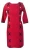 Lavanya Rayon Cotswool- Pink colour with X design on sides