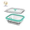 Leakproof Microwave Silicone Bento Lunch Food Vegetable Foldable Container Storage Box For Kitchen