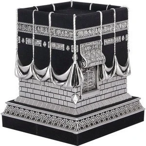 Leather Coated 3D Kaaba Design Islamic Gift Sculpture