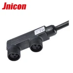 LED F-type 3 pin plug with socket 10 Amp waterproof connector IP68