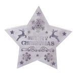 LED Light-up Merry Christmas Wooden Decoration,Light Up Wood Carved Wall sign Wall Plaque LED lights Xmas wooden home decoration