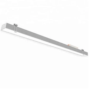 Led Panel Light 1M Silver Ceiling lighting Flat Office Panel Aluminum Can be stitched