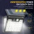 Import LED Solar Garden Light with Motion Sensor 3 Lighting Modes Waterproof ABS Patio Lamp Fence Wall Mount from China