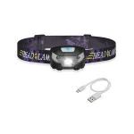 LED USB Rechargeable Running Head lamp 1800Lm infrared induction Head Flashlight Camping Head Torch Motion Sensor headlamp