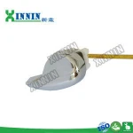 Left front tank lever with abs material chrome for surface