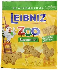 Leibniz Zoo farm biscuits / cookies with spelled and oats 125g (Zoo Bauernhof)
