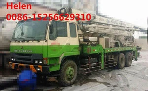 LHD Japanese 36m mitsubishi concrete pumps for sale in cheap price with diesel engine