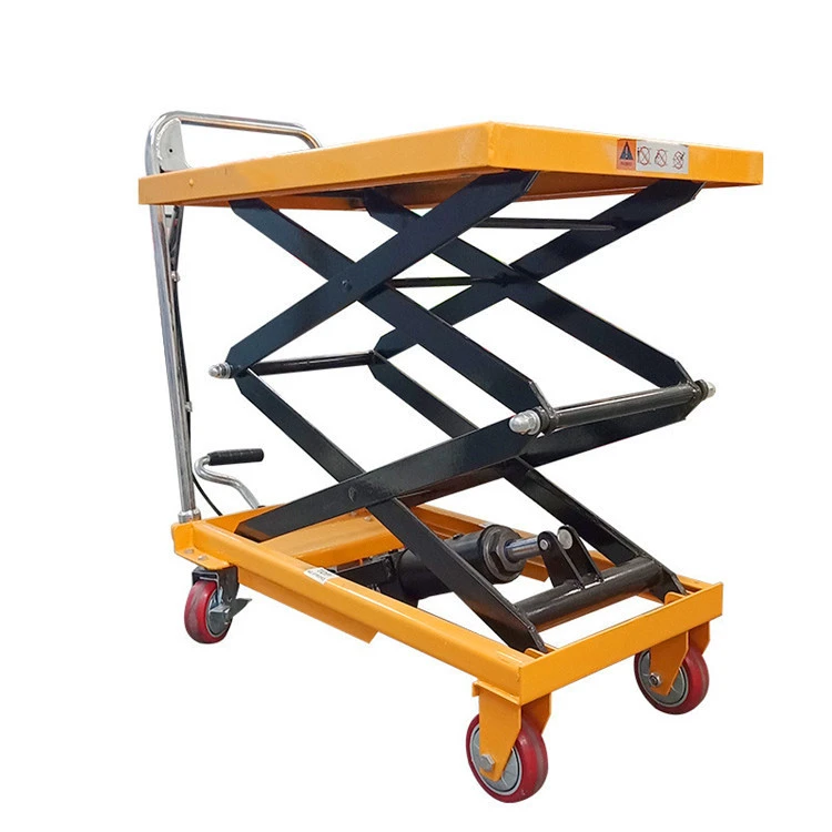 lifting work platform 300kg scissor lift table trolley